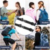 JIEYAO Adjustable Chest Strap Backpack, Pack of 2 Chest Strap