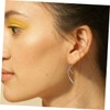 COHEALI 2pairs Twisted Line Shaped Earrings Irregular Dangle Earrings for