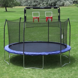 Skywalker Trampolines 12’ Trampoline Double Basketball Hoop Accessory