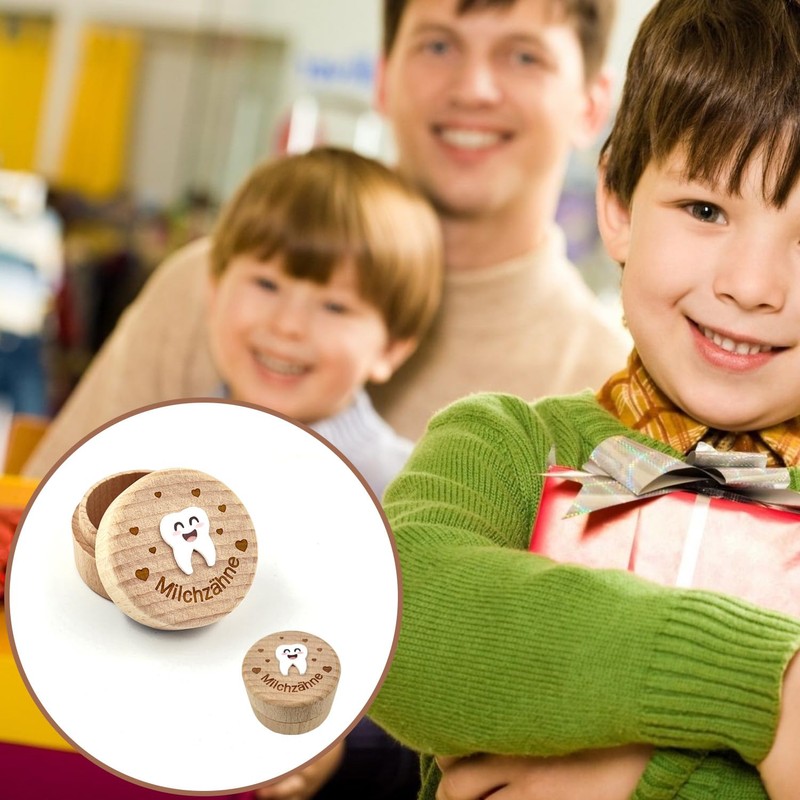 QZKJQDD Milk Teeth Box for Boys