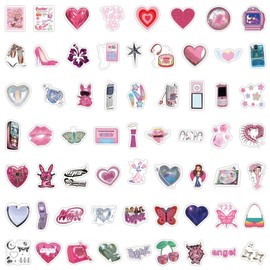 Vintage Stickers 100 Pieces Cute Decoration for Car Laptop Skateboard Bicycle Moped Motorcycle Bicycle Computer Suitable for Adults Children Aesthetic Y2k Sticker Set