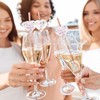 Team Bride Drinking Straws (25pcs) Rose Gold Drinks Utensils for