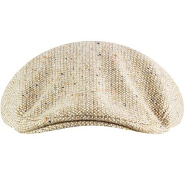 Country Gentleman Wool Blend British Ivy Cap - Tan Donegal/M Tan Donegal, Medium