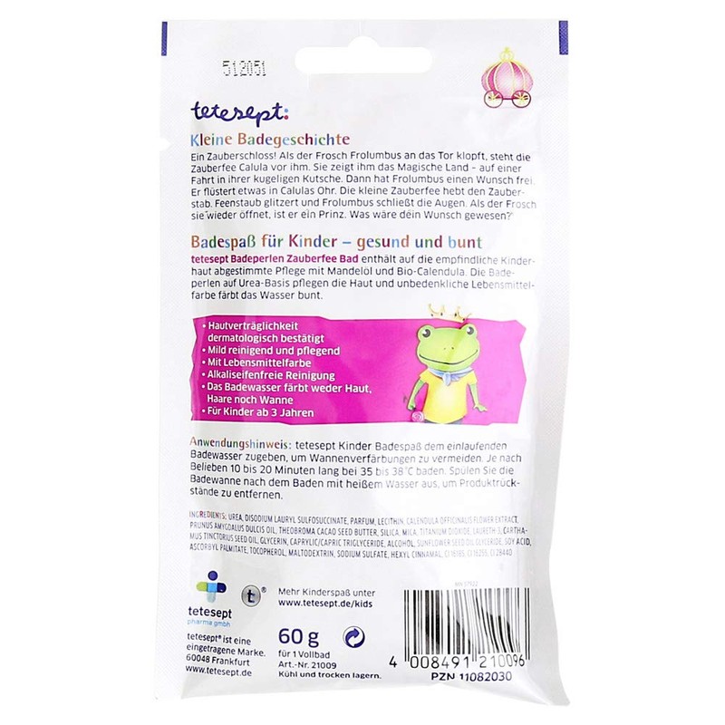 Tetesept Children's Bath Beads Magic Fairy Bath 60 g