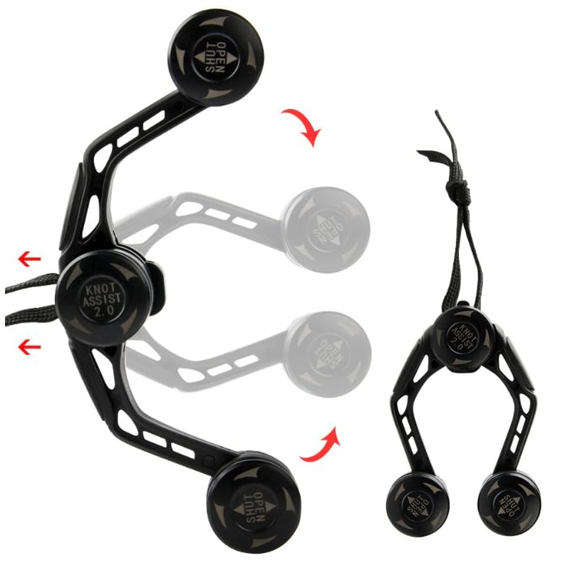 E&K726 Knot Assist FG Knots Line Tie Assistant Leader Ties