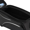 Bike Phone Mount Bag Large Capacity Waterproof Carbon Pattern PU