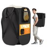 Collapsible Backpack Laundry Bag Made by Strong Polyester Oxford Cloth,
