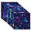 24 Sheets Starry Sky Pattern Scrapbook Paper, 12 Designs Scrapbook