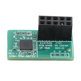 TPM 2.0 Module 10 Pin SPI Parallel AOM TPM 9672V Trusted Platform for SuperMicro Motherboard 10 Pin TPM Header