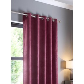 Fusion - Cortinas Negras B46 x L54 (117 x 137 cm) - 2 Paneles - Cortinas Negras con Ojales - Cortinas térmicas para Dormitoriosalón - Cortinas y