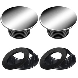 Sink Tap Hole Cover Kitchen Faucet Hole Cover Brushed Stainless Steel (1 to 1.6 Inch in Diameter) (1.10-1.60 inch)