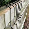Selections Pack of 12 Heavy Duty Bracket Fence Panel Hooks