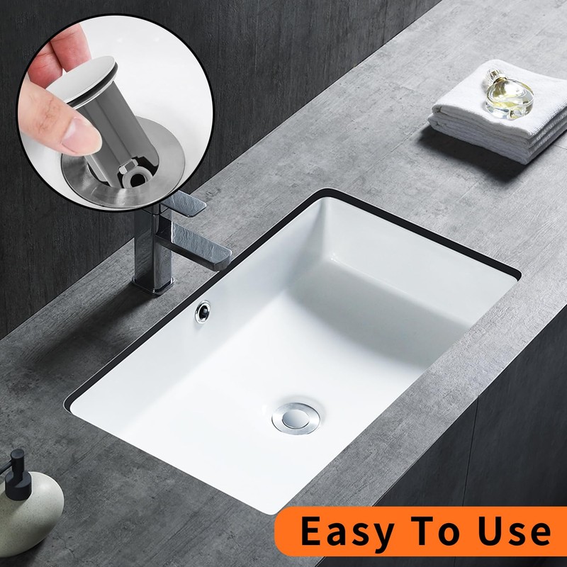 1PC 40mm Pop Up Sink Plug Replacement, Universal Bath Plug