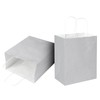 Oikss Oikss 100 Pack 8x4.75x10 Inch Medium Gray Kraft Paper