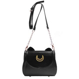 LUI SUI Damen Nette Katze Tote Schultertasche Crossbody Handtaschen Top Griff Stilvolle Taschen