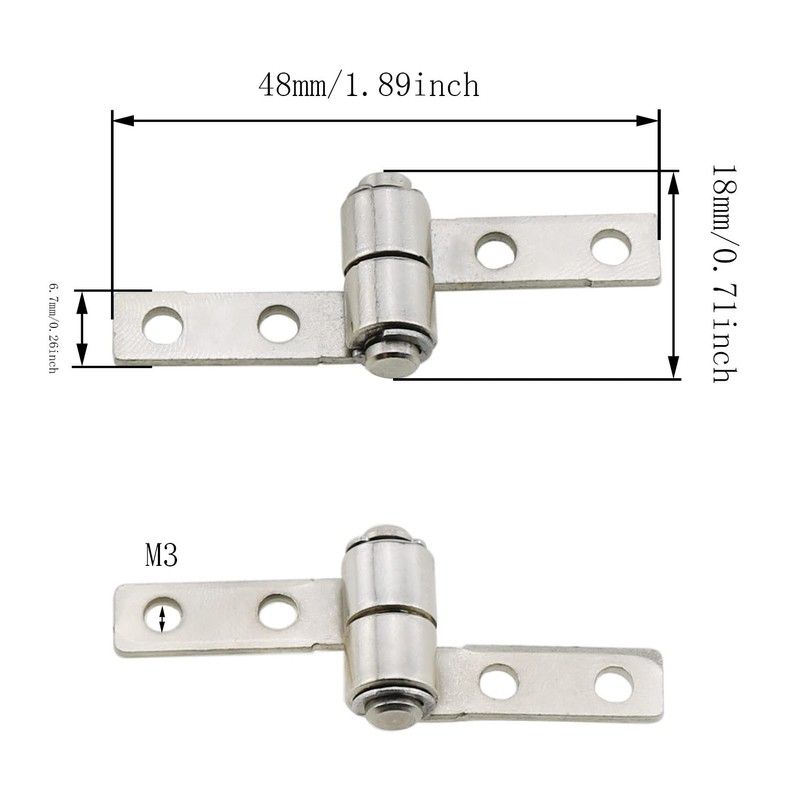360 Degree Torque Hinge E-outstanding 1Set Torque Friction Type Positioning