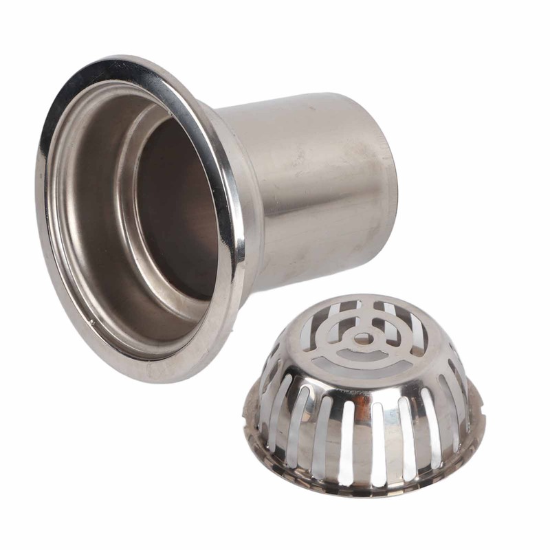 Roof Floor Drain Stainless Steel Non Blocking Balcony Outdoor Rain