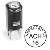 ExcelMark Self-Inking Inspection Stamp - 5/8" Diameter, Ideal for Quality