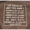 New USN USMC Stearns MARK 1 Life Preserver Vest Flight
