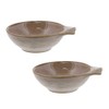 Tableware East Mino Yaki Tonsui Bowl, Set of 2 (brown),