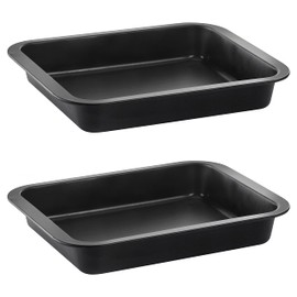 Grizzly set of 2 Baking Trays - Non-stick Roasting Tin - Oven Dish - 32 x 25 x 5 cm (13" x 10" x 2")