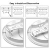 24w LED Bulkhead Round Ceiling Light Flush Mounted 6500k Cool