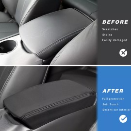 INTGET Center Console Armrest Cover for Infiniti Q50 2014-2024 Accessories Trim