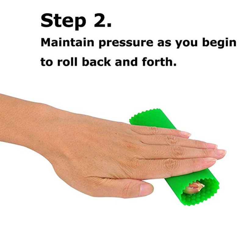 Sinnsally Garlic Peeler Skin Remover Roller,Easy Quick to Peeled Garlic