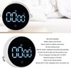 Desktop Timer Minimalist Round 3 Level Volume Adjustable Digital Countdown