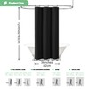Dynamene Stall Fabric Shower Curtain, 42 Inch Wide Boho Farmhouse
