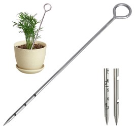 Soil Probe 14 Inches Moisture Meter for Plants, Soil Moisture Sampler with Dual Scale Markings, House Plant Water Monitor No Batteries Required