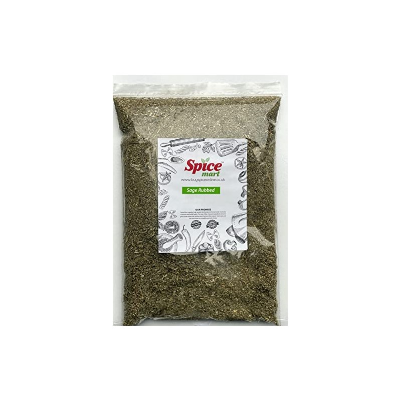 Sage Dried Rubbed (Moroccan) Premium Quality Free UK P&P 50g-950g