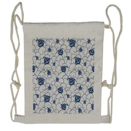 Ambesonne Nautical Drawstring Backpack, Boat on Ocean Journey, Sackpack Bag