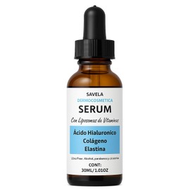 Sérum Ácido Hialuronico, Colágeno y Elastina 30 ml, Con Liposomas y extractos naturales
