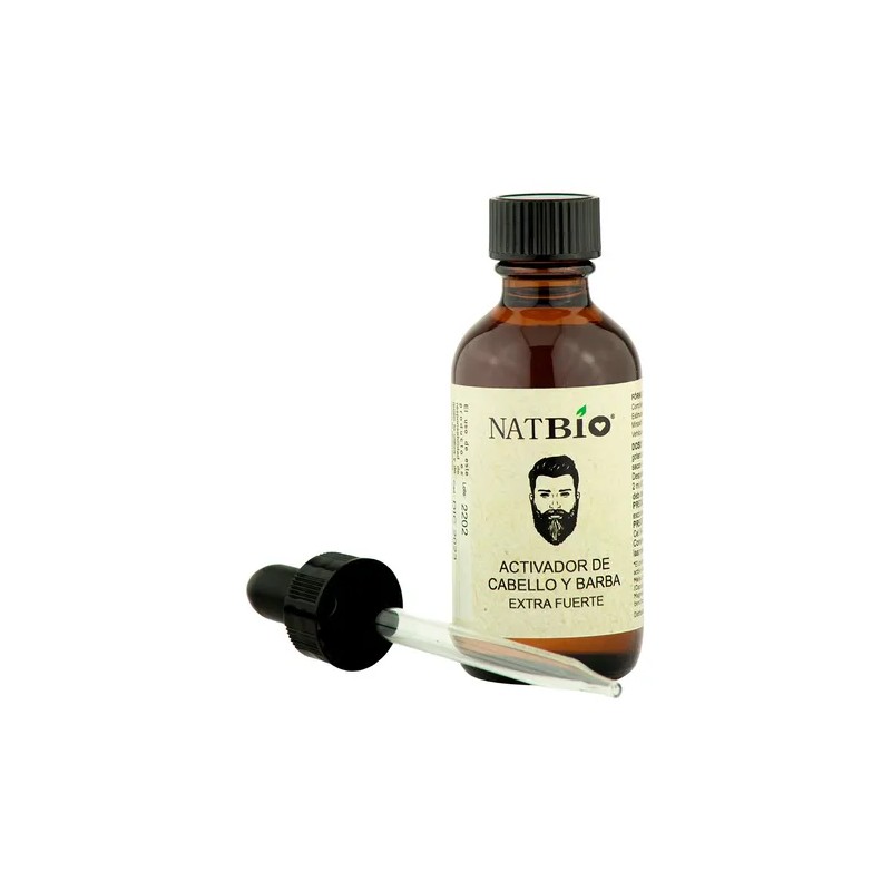 Crecimiento De Cabello Y Barba Abundante Natbio 2 Tónicos