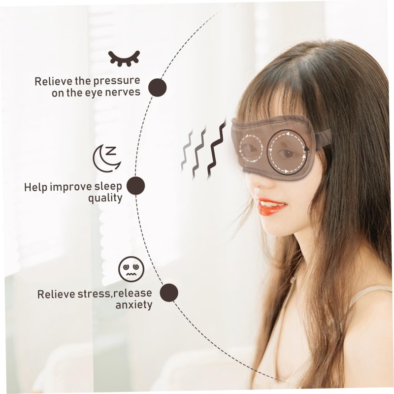 ORFOFE Weighted Sleep Eye Mask Heated Cool Dual Use Blindfold