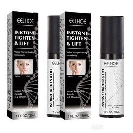 EELHOE Instant Tighten&Lift ,Skin Tightening Cream for Face，Facial Skin Care Cream,Hyaluronic Serum for Face Moisturizers Comfort hydro massage crunch Collagen Lifting - PCS: 2 PCS