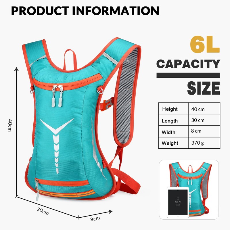 Arvano Hydration Backpack Lightweight Running Backpack Bicycle Backpack with Hydration