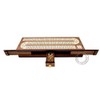 House of Cribbage - Tablero continuo con incrustaciones de madera