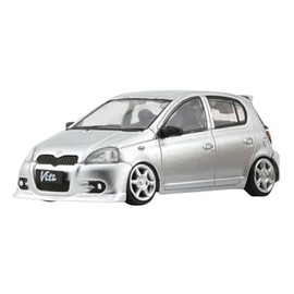 BM CREATIONS 1/64 Toyota 1998 Vitz/Echo 5-Door Silver RHD Complete