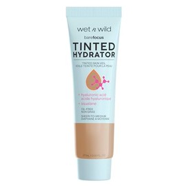 Wet n Wild - Enfoque sin maquillaje, hidratante entintado, velo entintado para piel, fundación nutritiva de color con ácido hialurónico.