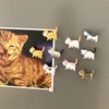 SYLHD Refrigerator Magnet, Mini, Cute, Stylish, Super Strong Magnets, Cat