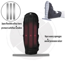 IBLUELOVER Drop Foot Night Splint Foot Drop Support boot Corrector Ankle fracture fixation Ankle Orthosis Stabilizer for Plantar Fasciitis Tendonitis, Broken Achilles Tendon,1pc Fit Left Right foot