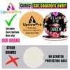 UpnowPro Funny Car Coasters for Cup Holders - 2 Pack,
