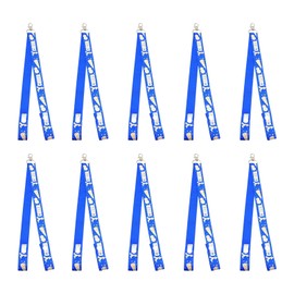 KANGQL Hanging Strap, 10Pcs Cheer Bows Holder Pompoms Strap Lanyard Storage Equipment Adjustable Cheer Pompon Holder for Teen Girl