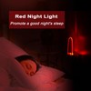 GREENIC Red Plug in LED Night Light 2 Pack Dusk