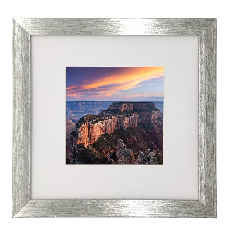 10x10 Picture Frame Gallery Photo Frame with 6x6 mat,Freestanding and
