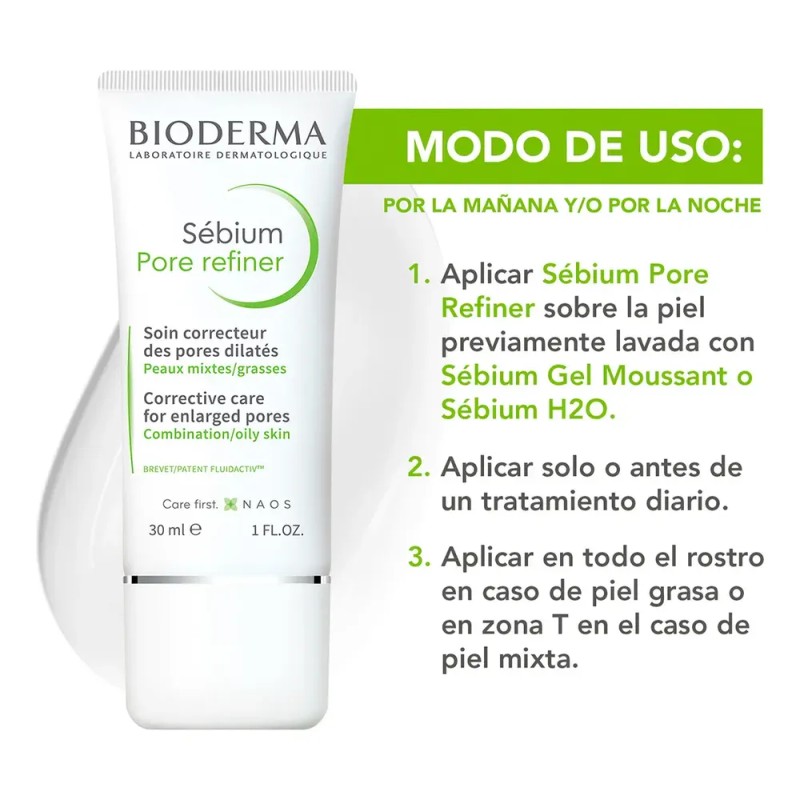 Bioderma Sébium Pore Refiner Corrector de Poros, Piel Mixta a