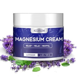 Crema de magnesio para dormir - Loción tópica natural de magnesio, calmante - Manteca corporal nocturna para una hidratación profunda - Segura para ni