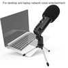 K8 Microphone 3‑Pin Interface Condenser with ECHOVOL Control USB 3.5mm